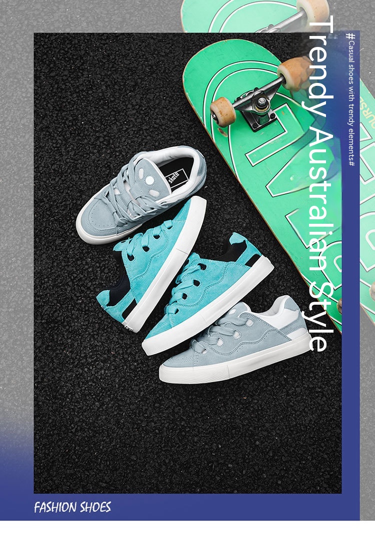 Synthetic Leather Men's National Fashion Shoes Skateboard Shoes Sports - Image 25