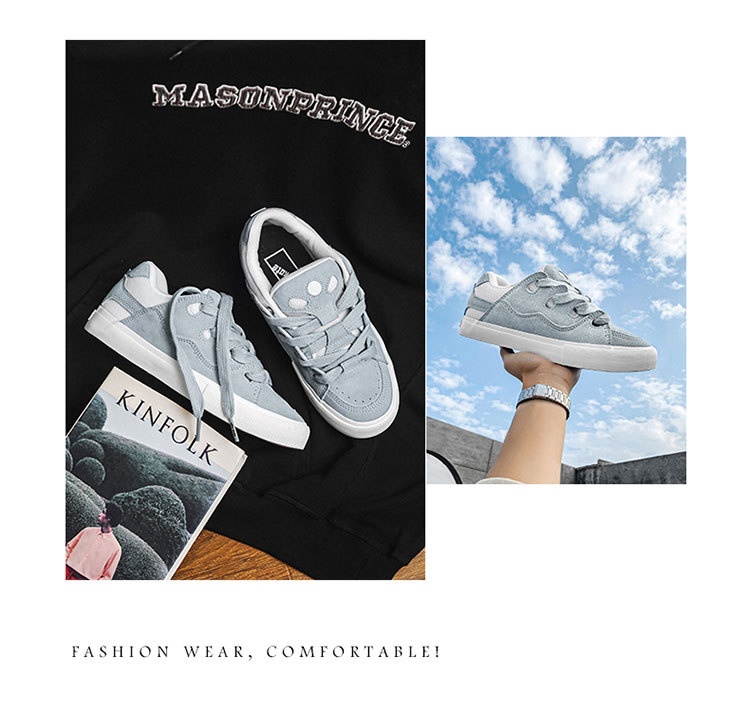 Synthetic Leather Men's National Fashion Shoes Skateboard Shoes Sports - Image 12