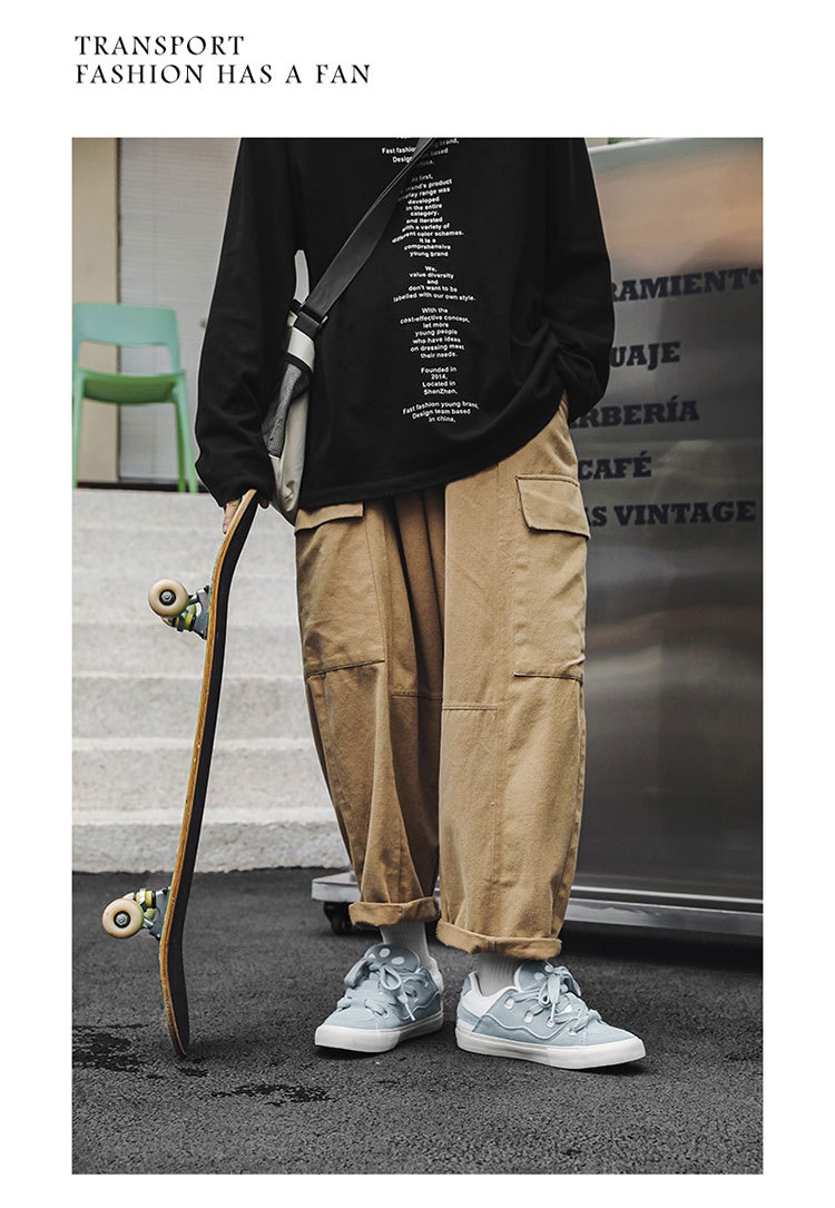 Synthetic Leather Men's National Fashion Shoes Skateboard Shoes Sports - Image 4