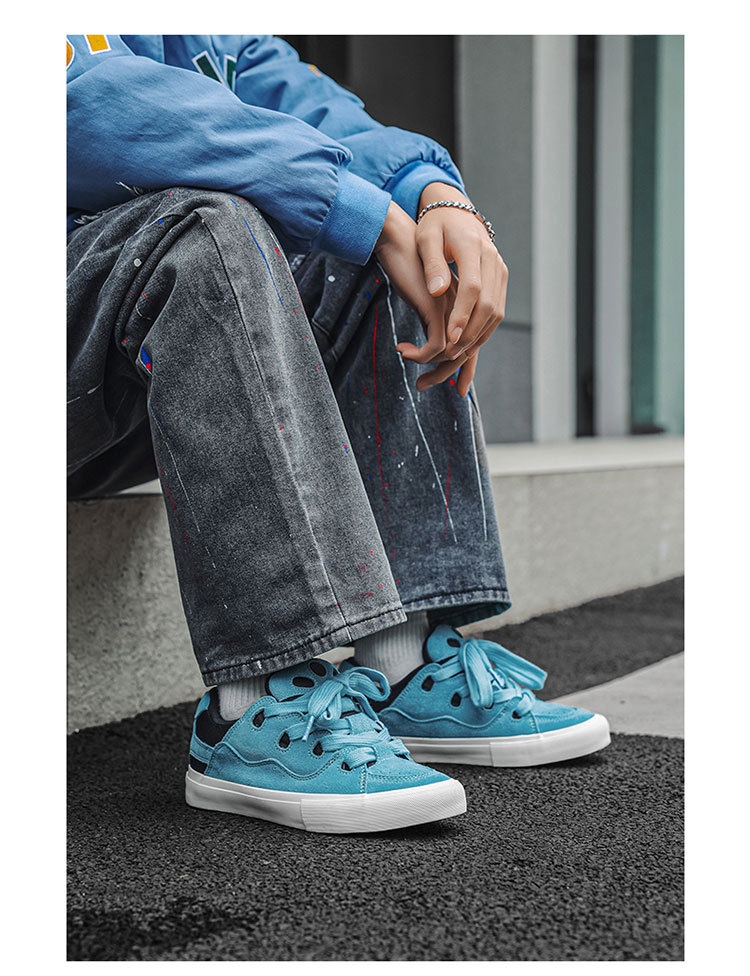 Synthetic Leather Men's National Fashion Shoes Skateboard Shoes Sports - Image 2