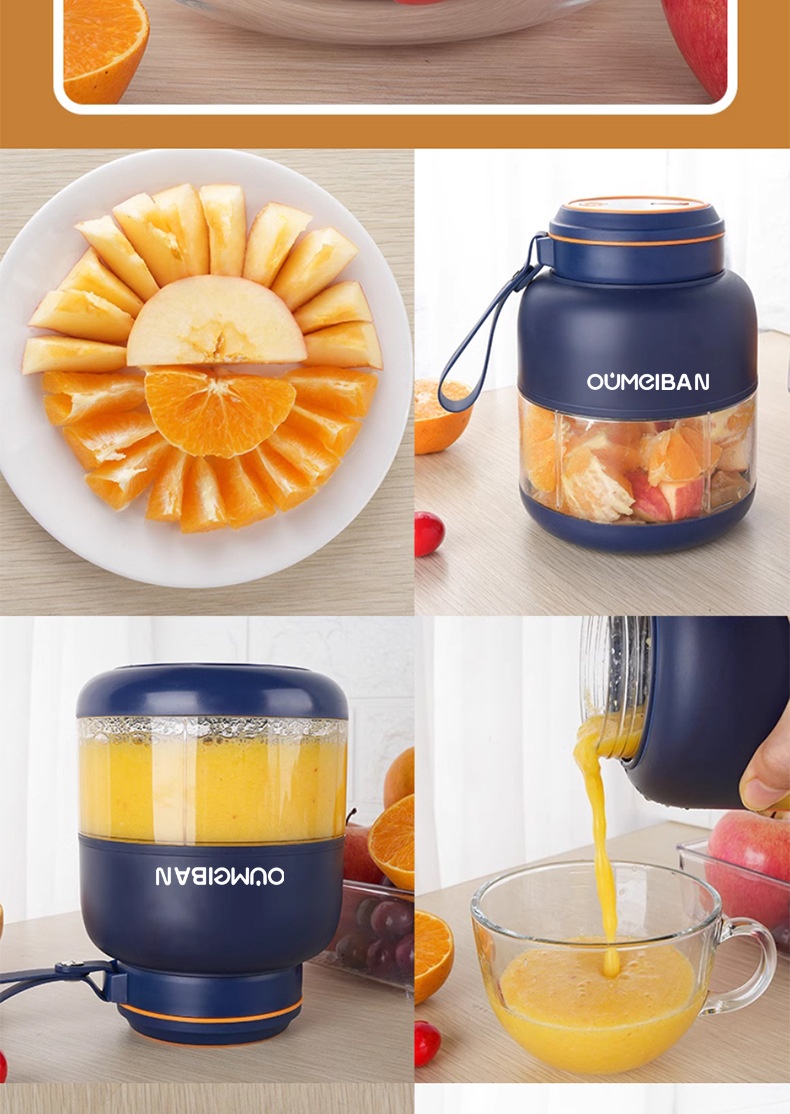 Electric Portable Small Wireless Juicer Cup Tons Barrels Juice - Image 13