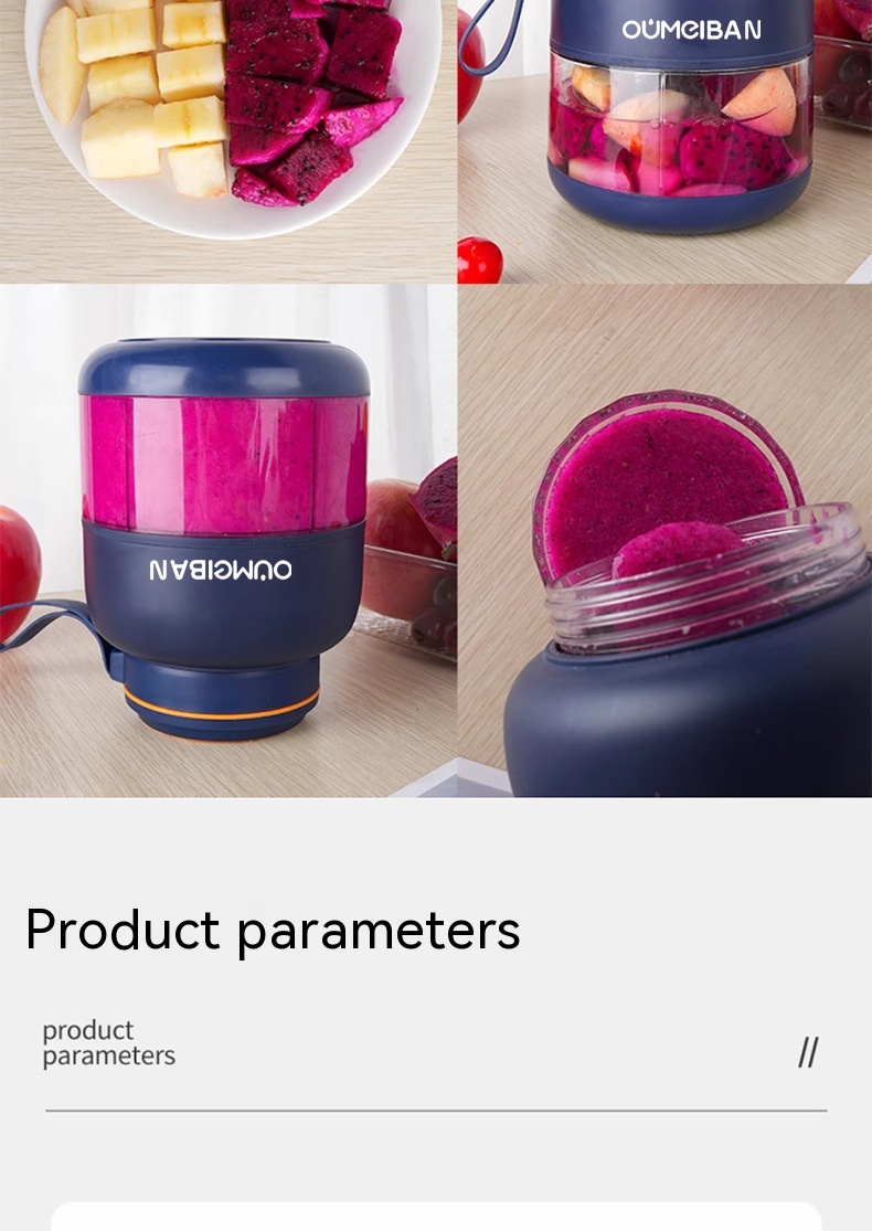 Electric Portable Small Wireless Juicer Cup Tons Barrels Juice - Image 9
