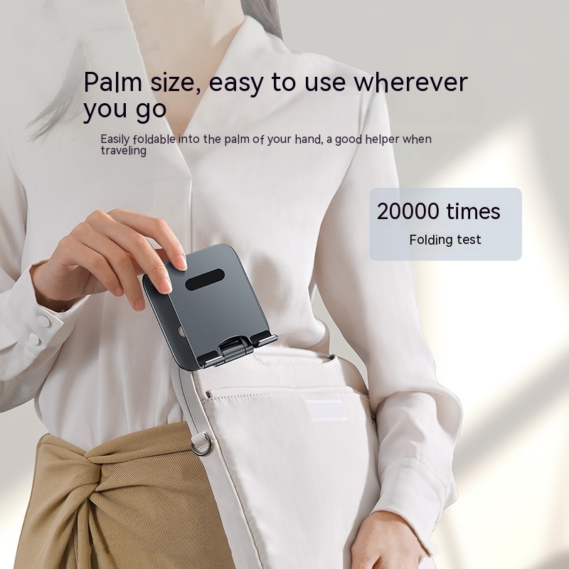 Metal Bracket Lazy Mobile Phone Tablet Folding Bracket - Image 4