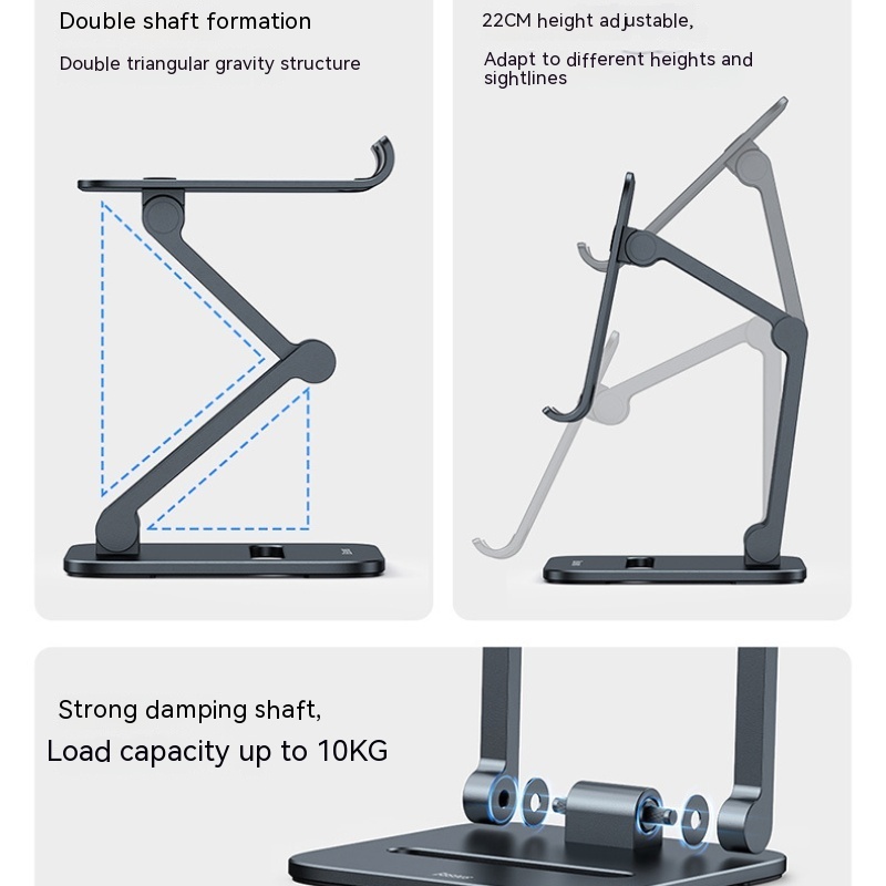 Metal Bracket Lazy Mobile Phone Tablet Folding Bracket - Image 3