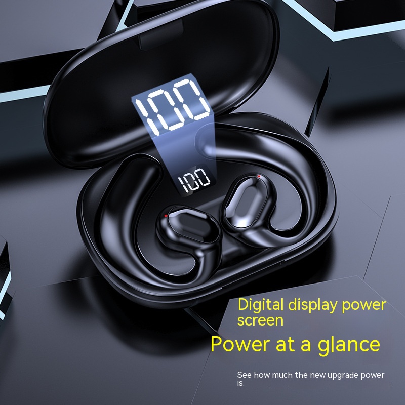 Non In-ear Ear-mounted Bluetooth Headset Cable Noise Reduction Running - Image 7