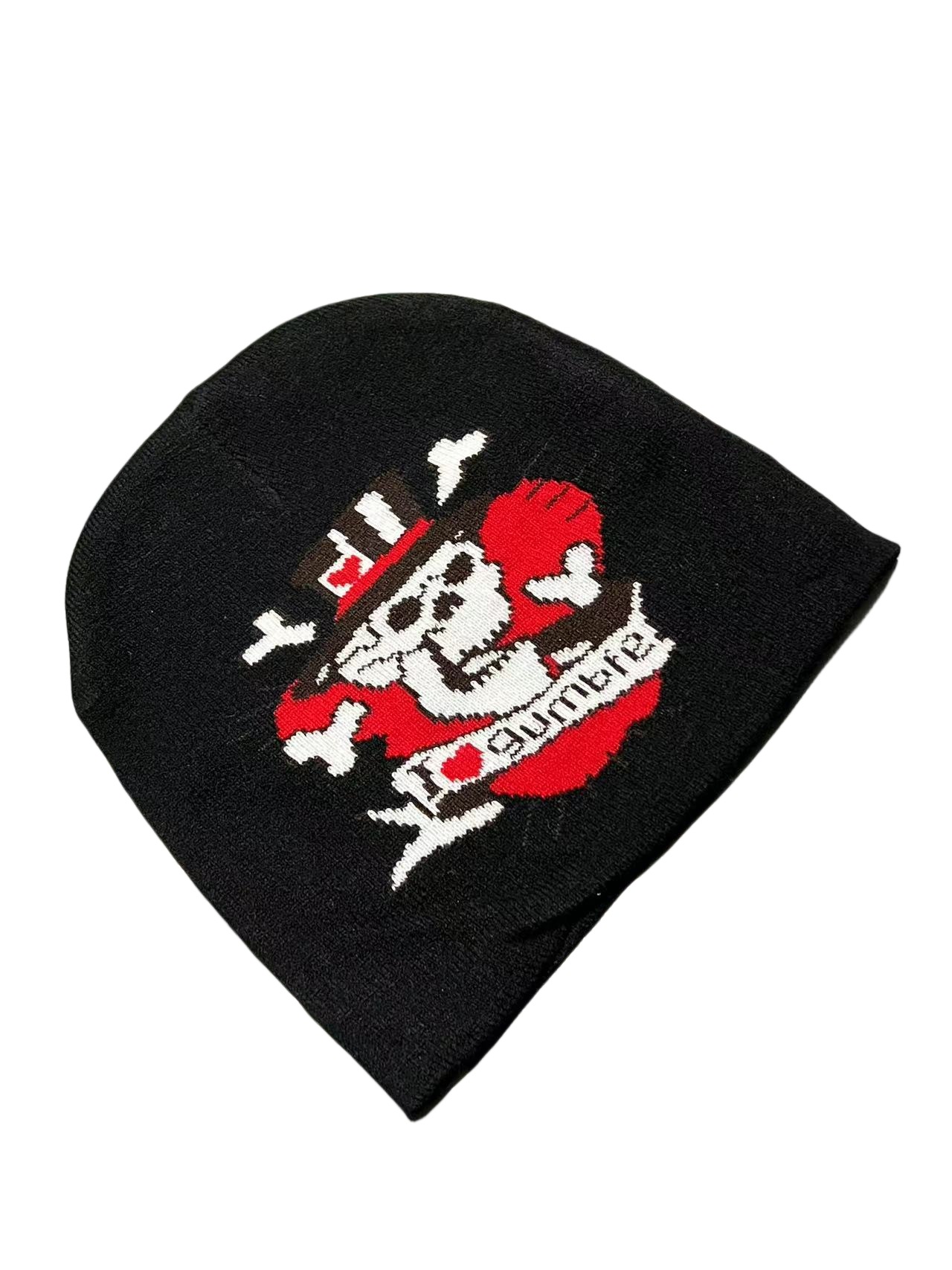 Knitted Skull Jacquard Cold-proof Warm Wool Hat