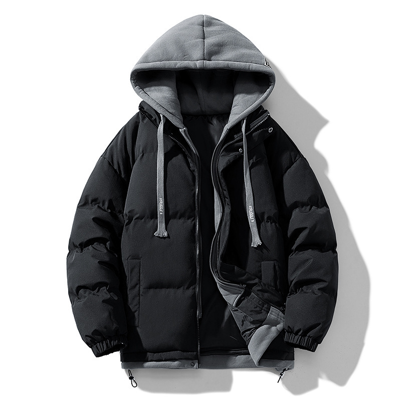 Winter New Padded Coat Men's Thickened Cotton-padded Coat Wide Coat