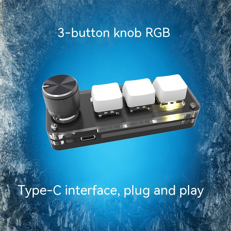 لوحة مفاتيح مخصصة مع إضاءة خلفية ملونة RGB ولوحة مفاتيح صغيرة قابلة للنسخ واللصق