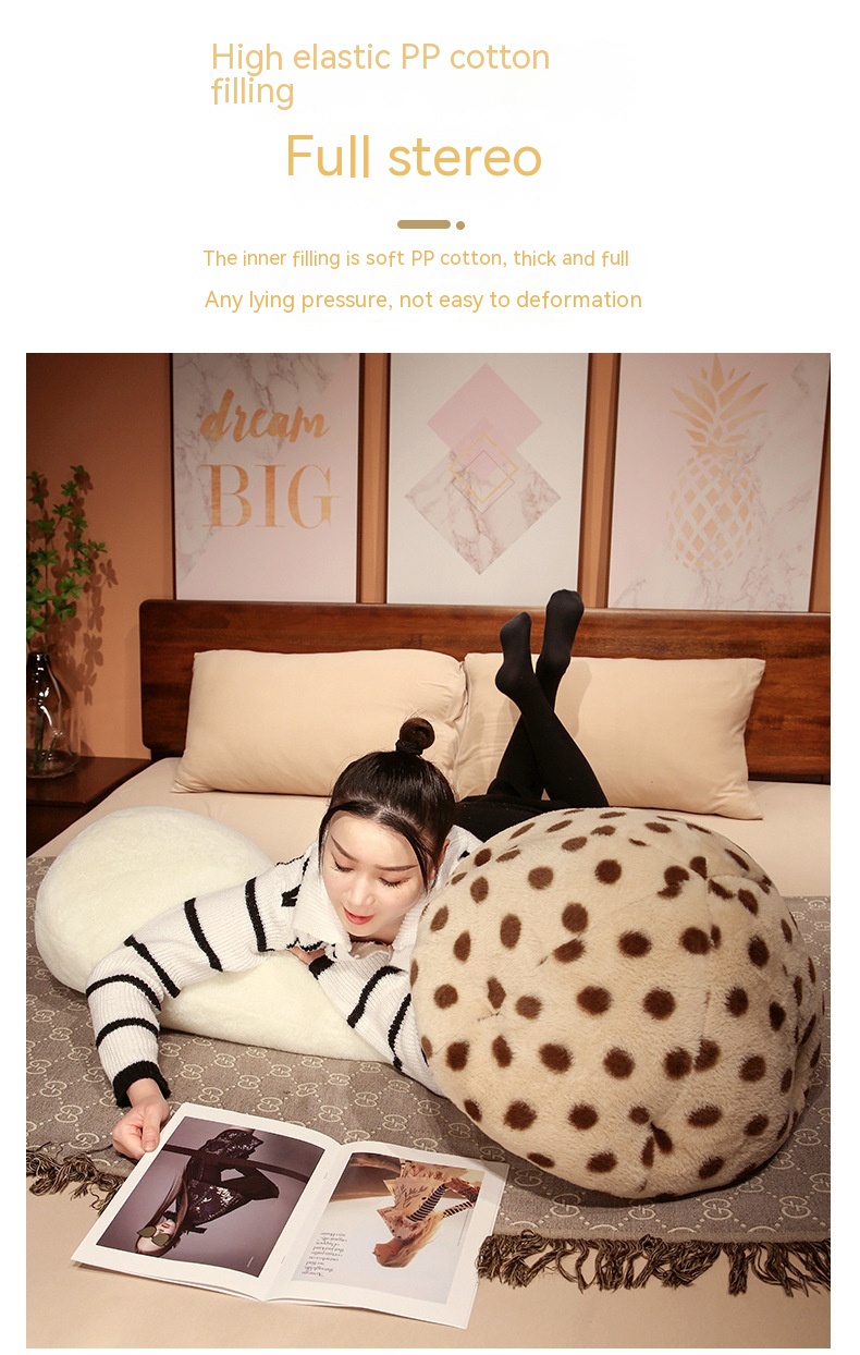 Cute Big Mushroom Shaped Leg Clip Sleeping Long Plush Pillow Living Room Backrest Pillow