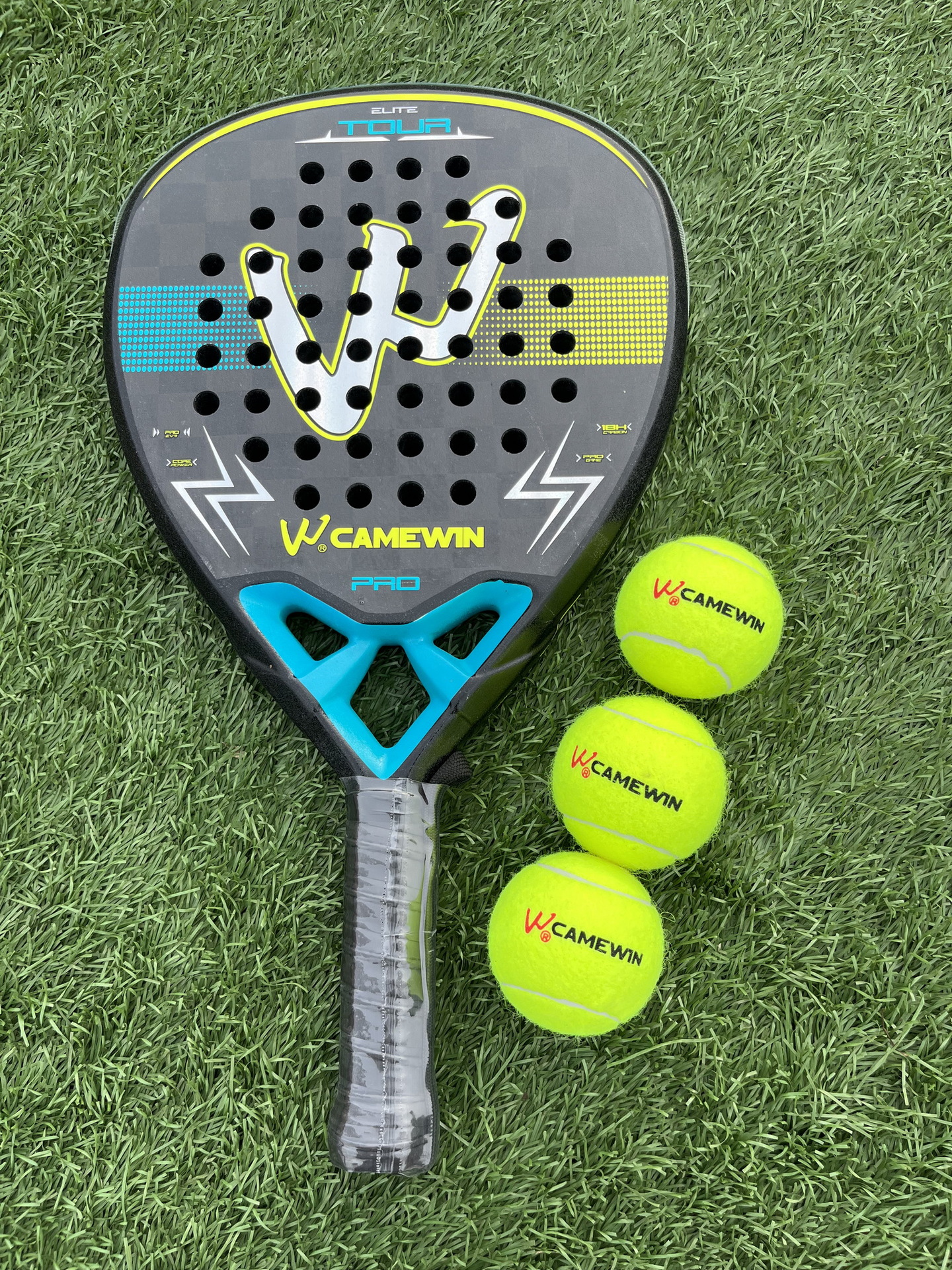 18K Transparent Carbon Beach Tennis Rackets - Image 2