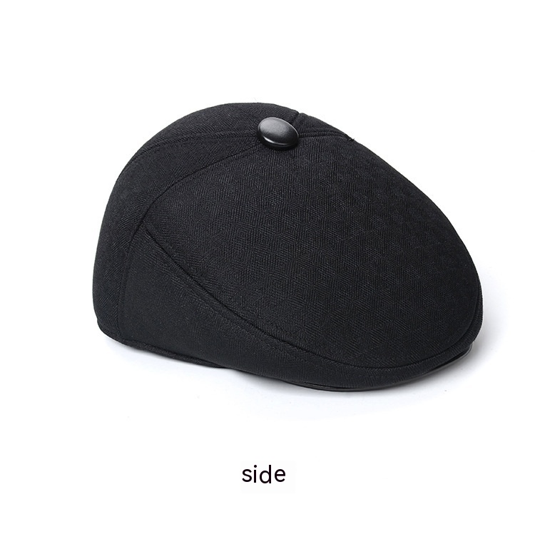 Winter Warm Fleece-lined Middle-aged And Elderly Woolen Hat