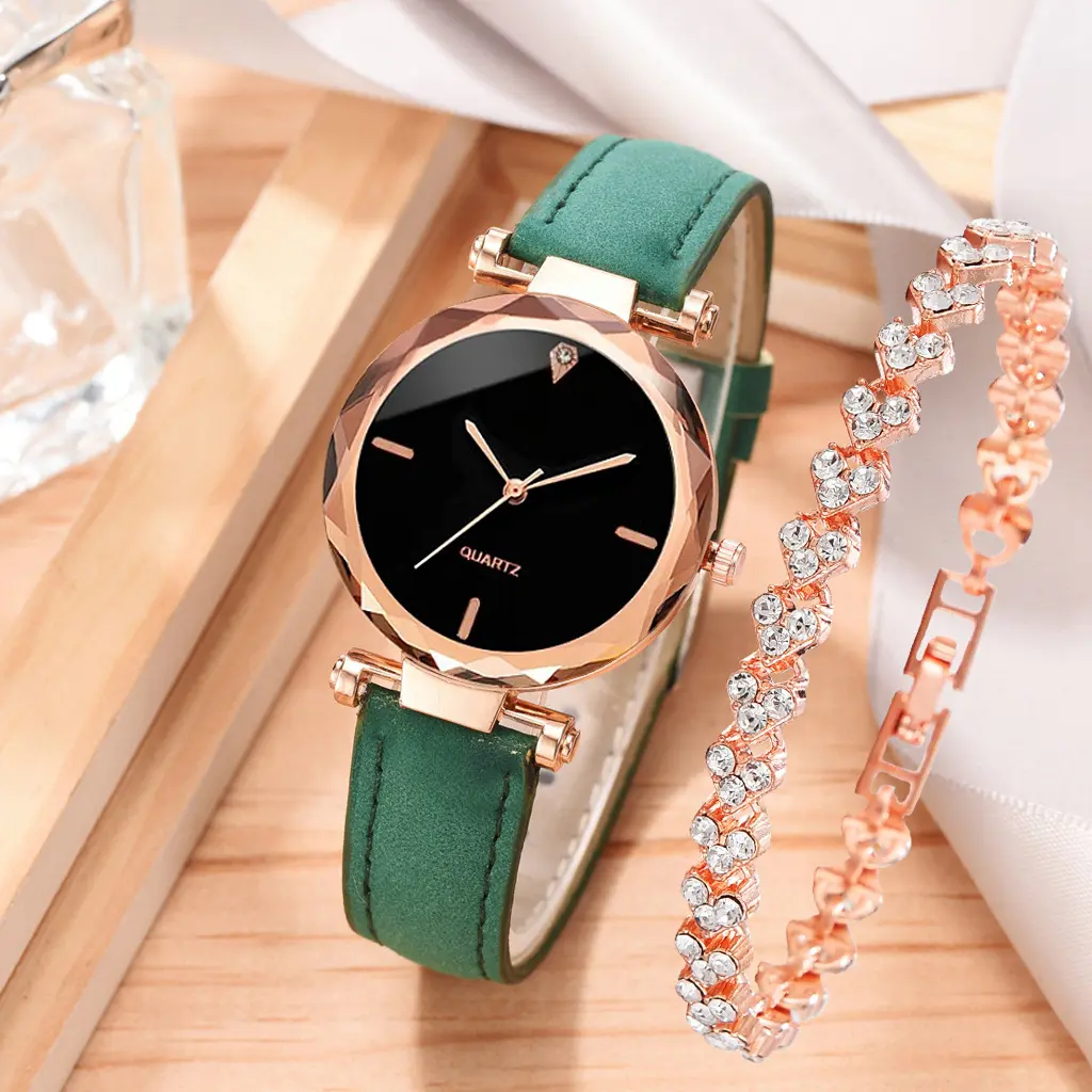 Watch Simple Belt Quartz Bracelet Suit