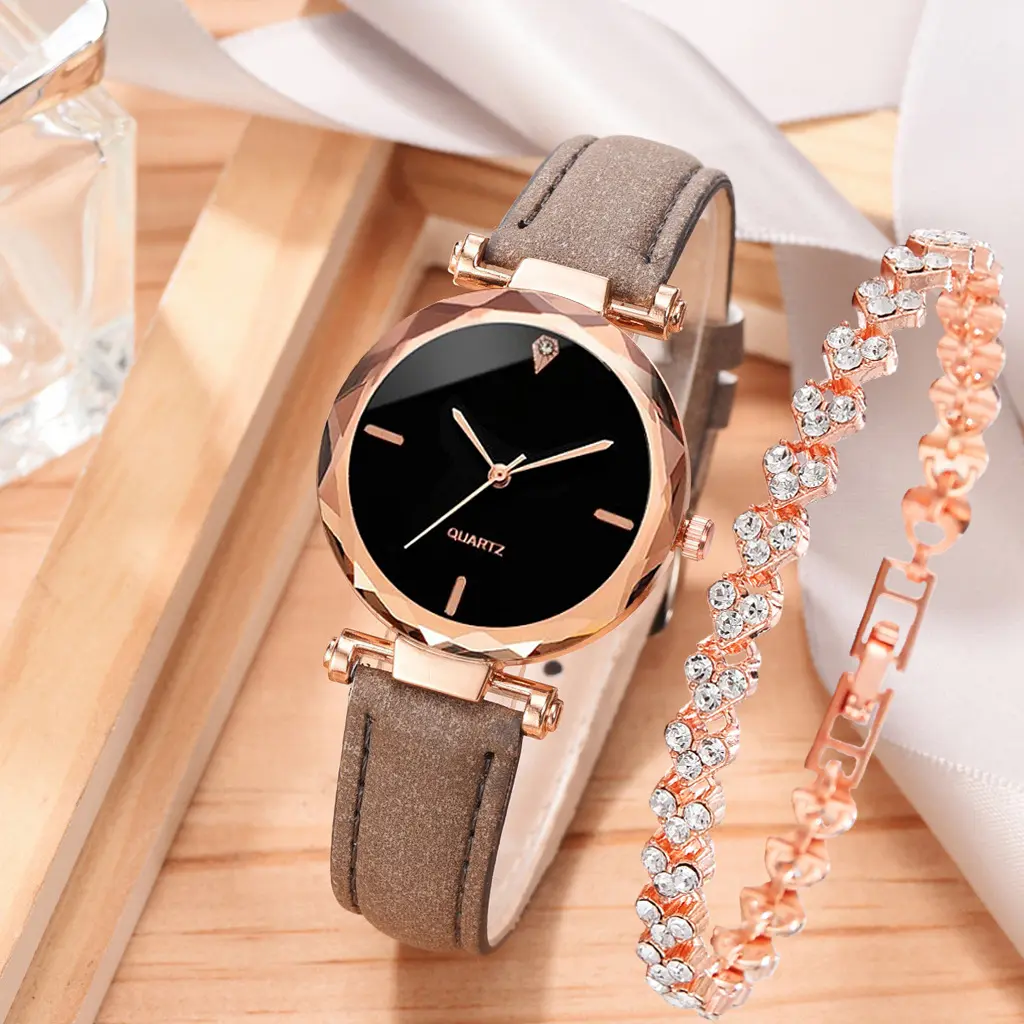Watch Simple Belt Quartz Bracelet Suit