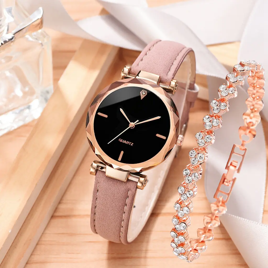 Watch Simple Belt Quartz Bracelet Suit