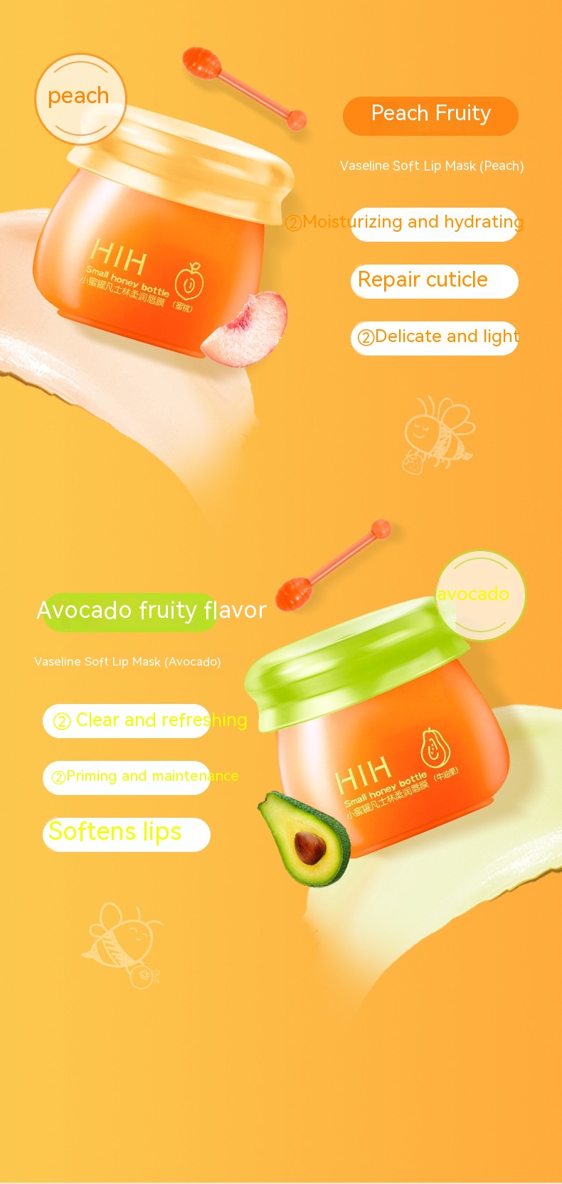 Four Sets Of Lip Masks To Improve Lip Dryness, Peeling, And Fruity Taste - Image 2