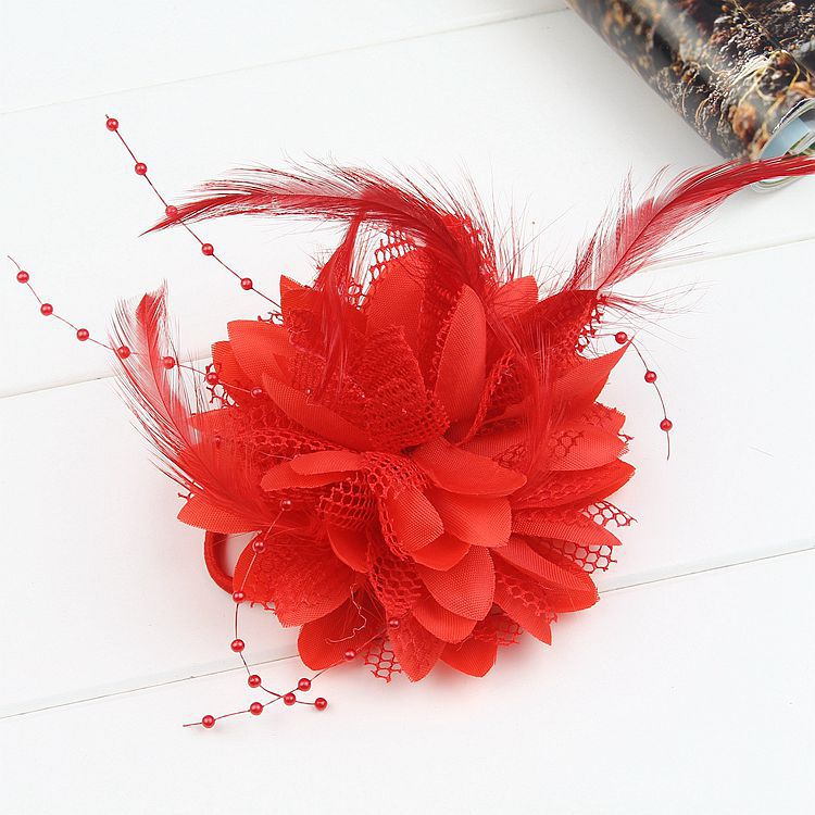 Title 1, Dance Performance Hair Ring Wool Bead Line Fabr...