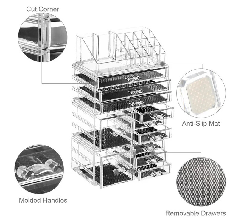 Household Fashion Cosmetics Storage Box — foto 4