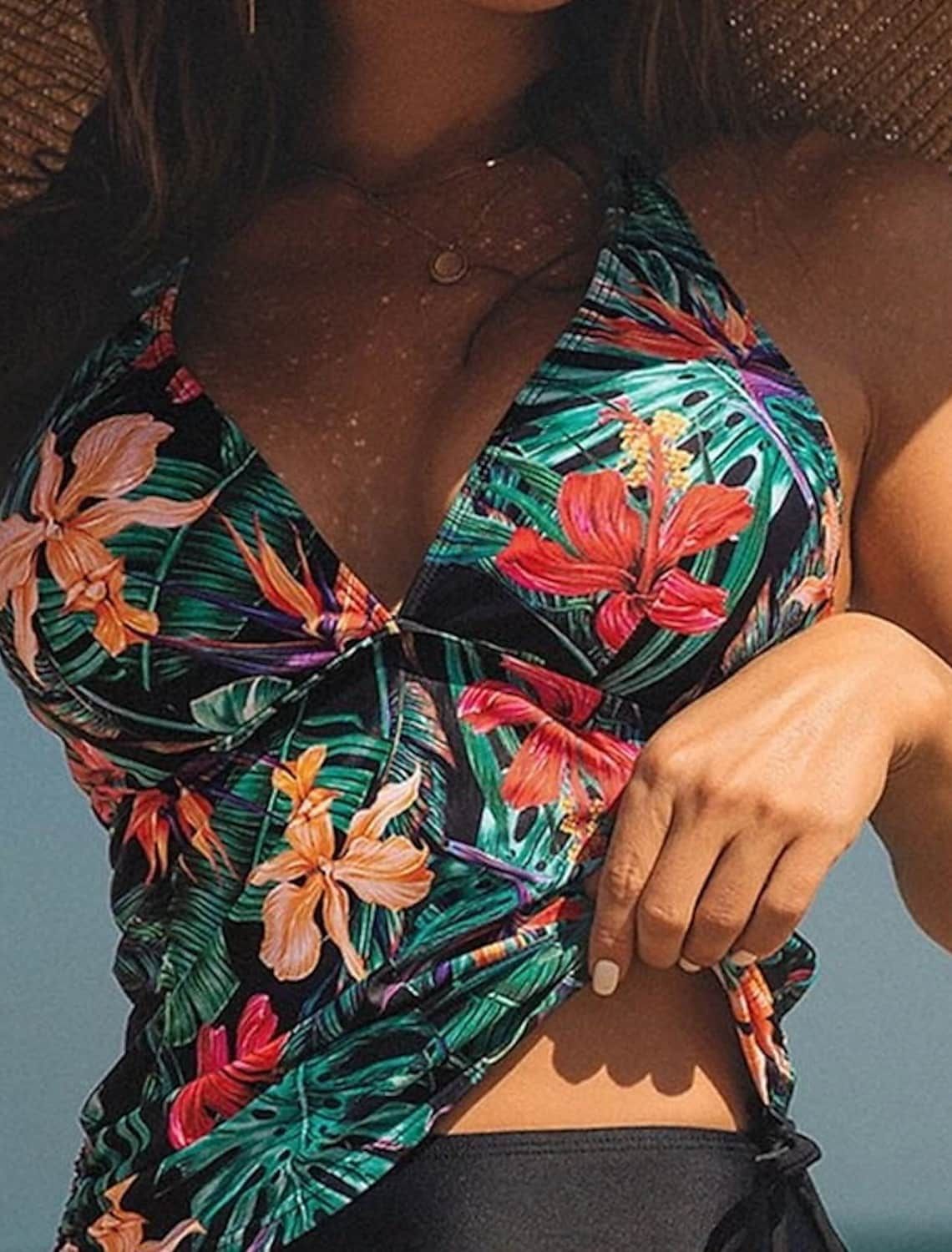 Bikini Ladies Split High Waist Bandage Swimsuit - Image 9