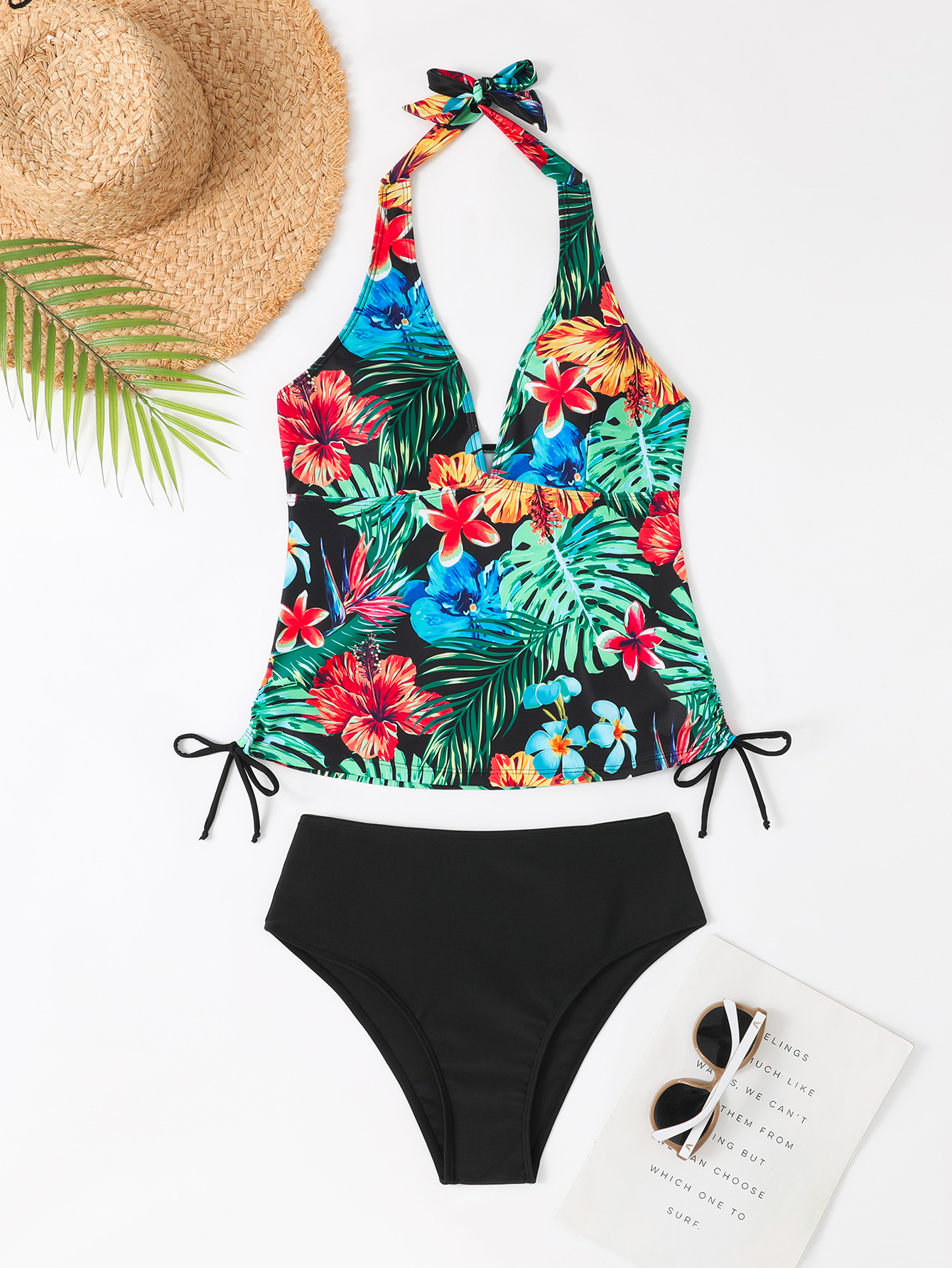 Bikini Ladies Split High Waist Bandage Swimsuit - Image 2