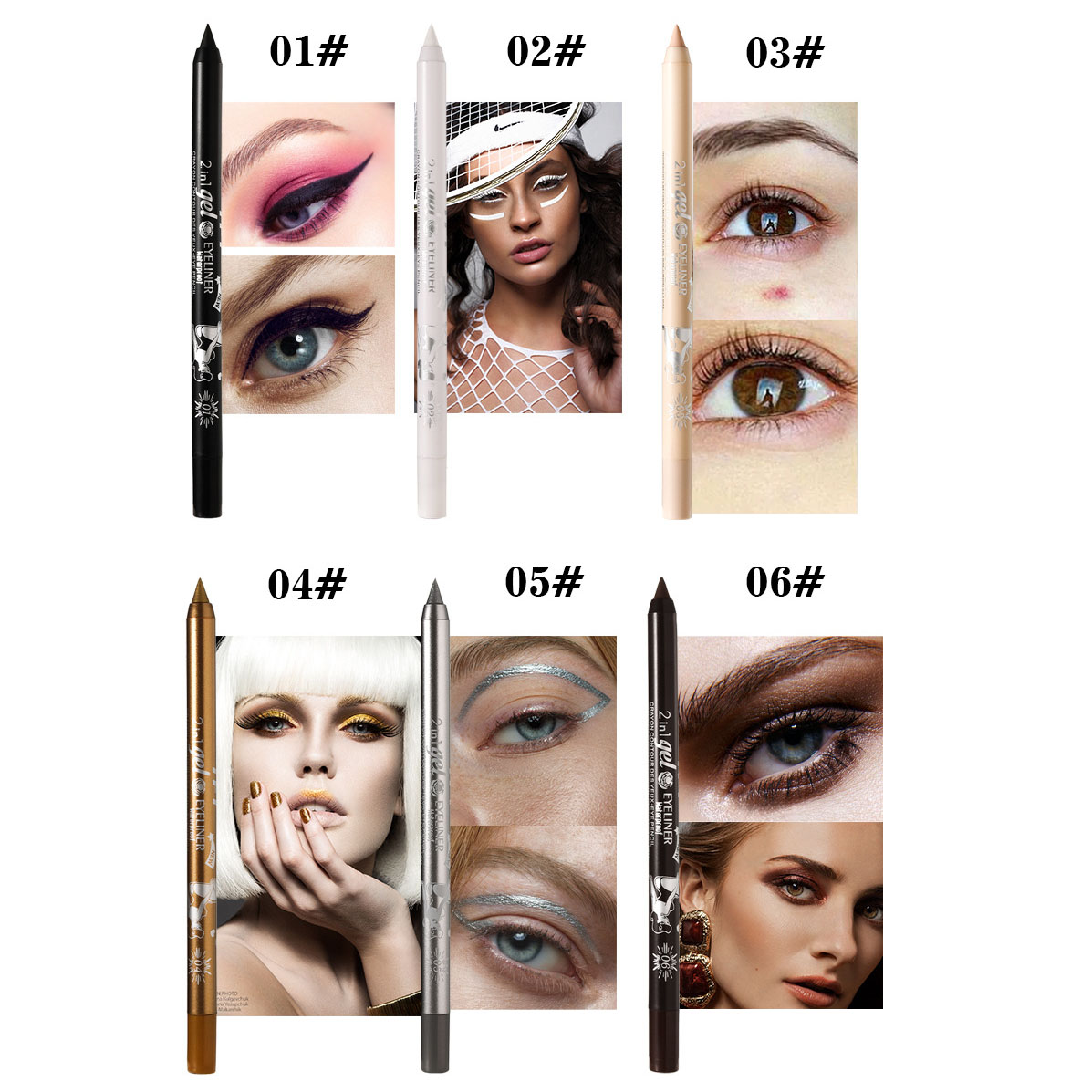 Title 3, Stylo Eyeliner Longue Durée, Gel Waterproof ave...