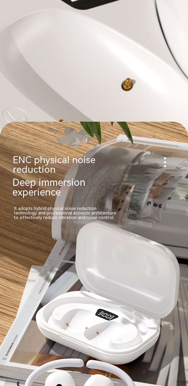 R23 Bluetooth Headset Digital Display Ear-mounted - Image 12