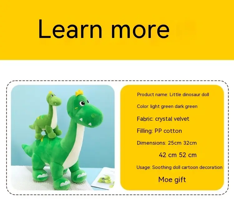 Dinosaur Doll Plush Toy Sleeping
