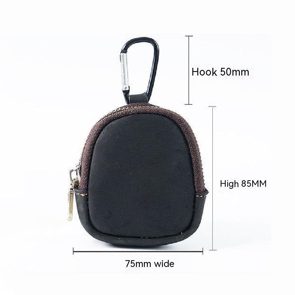 Cowhide Small Wallet Zipper Shell - Image 8