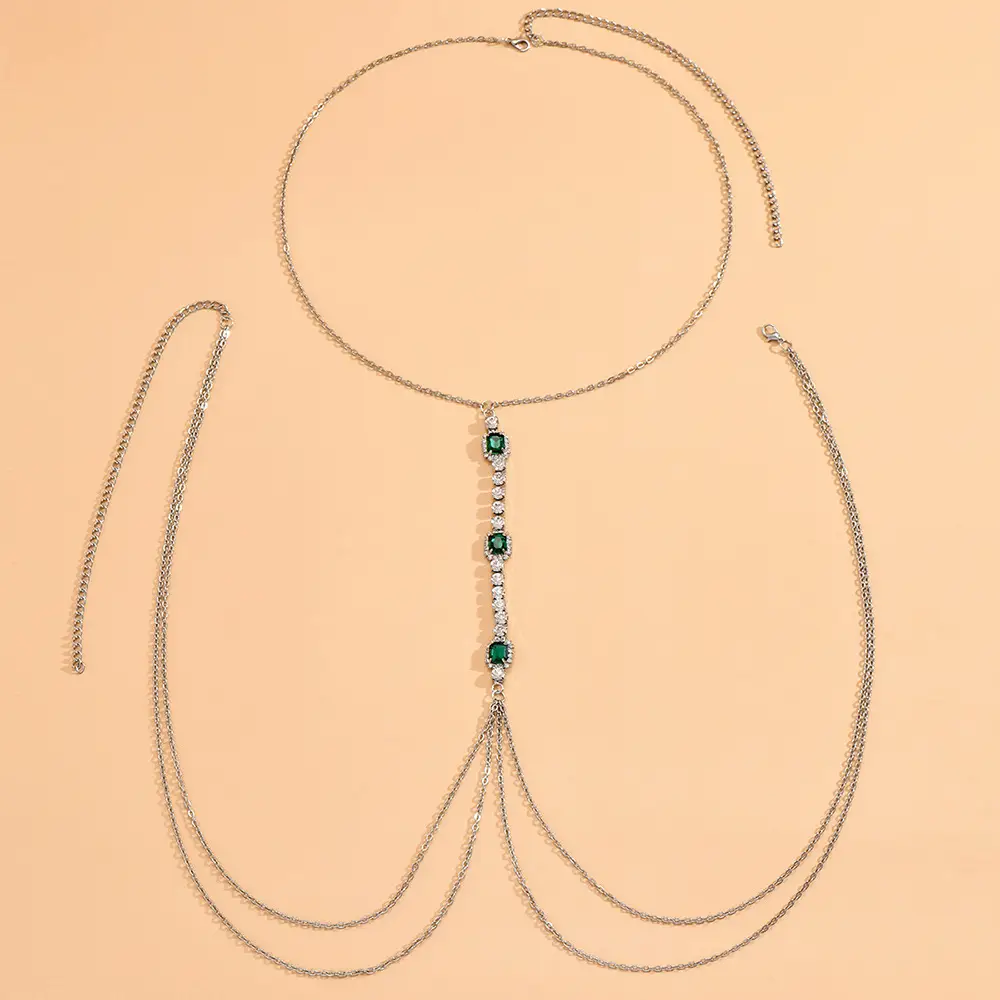 Multi-layer Tassel Chain On Neck Chest Necklace Female