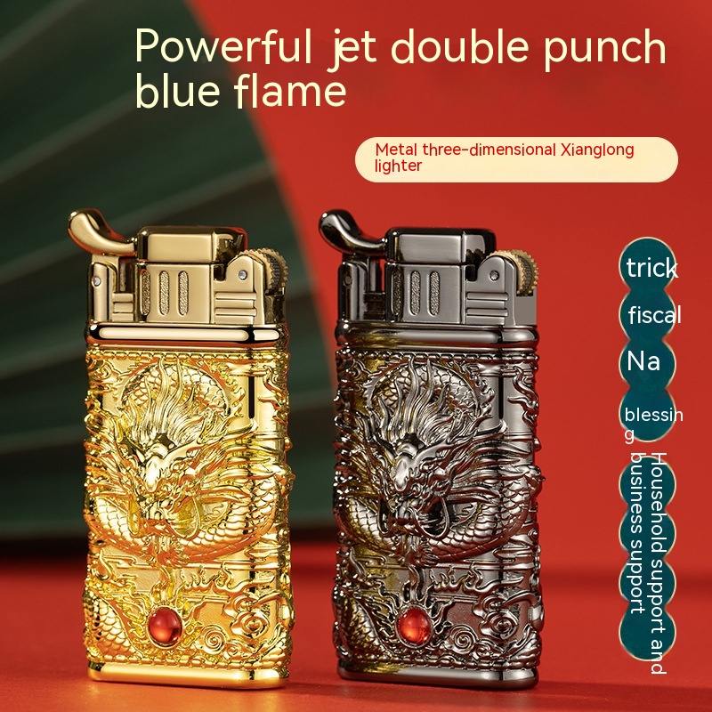 Inflatable Blue Fire Personalized Lighter