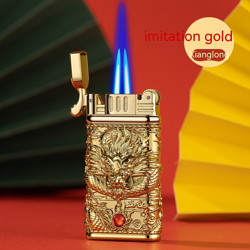 Title 4, Inflatable Blue Fire Personalized Lighter