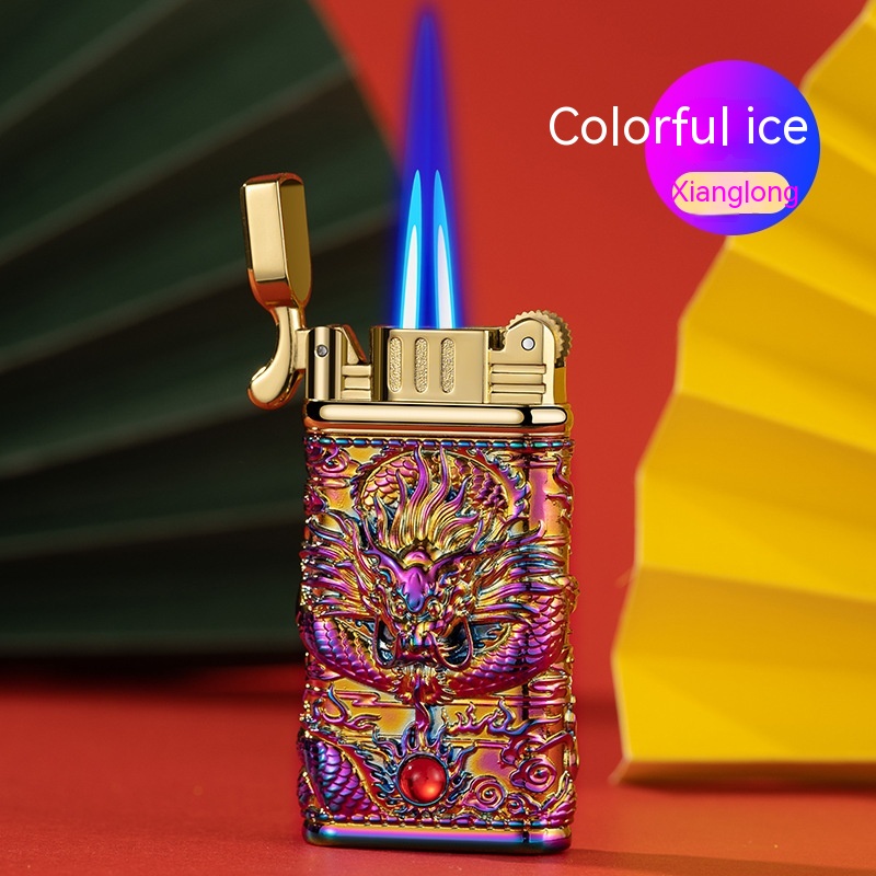 Title 5, Inflatable Blue Fire Personalized Lighter