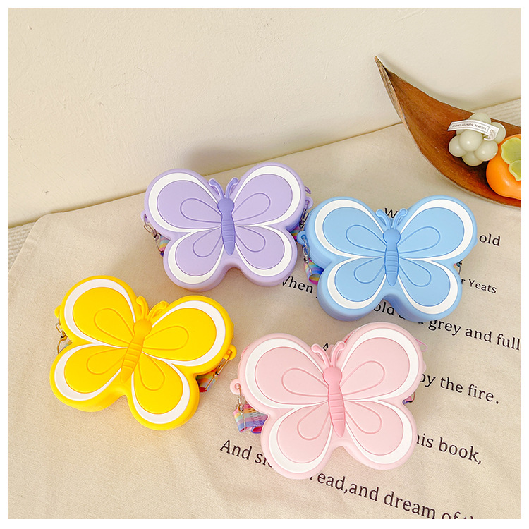 Children's Silicone Cute Butterfly Shoulder Bag — foto 18