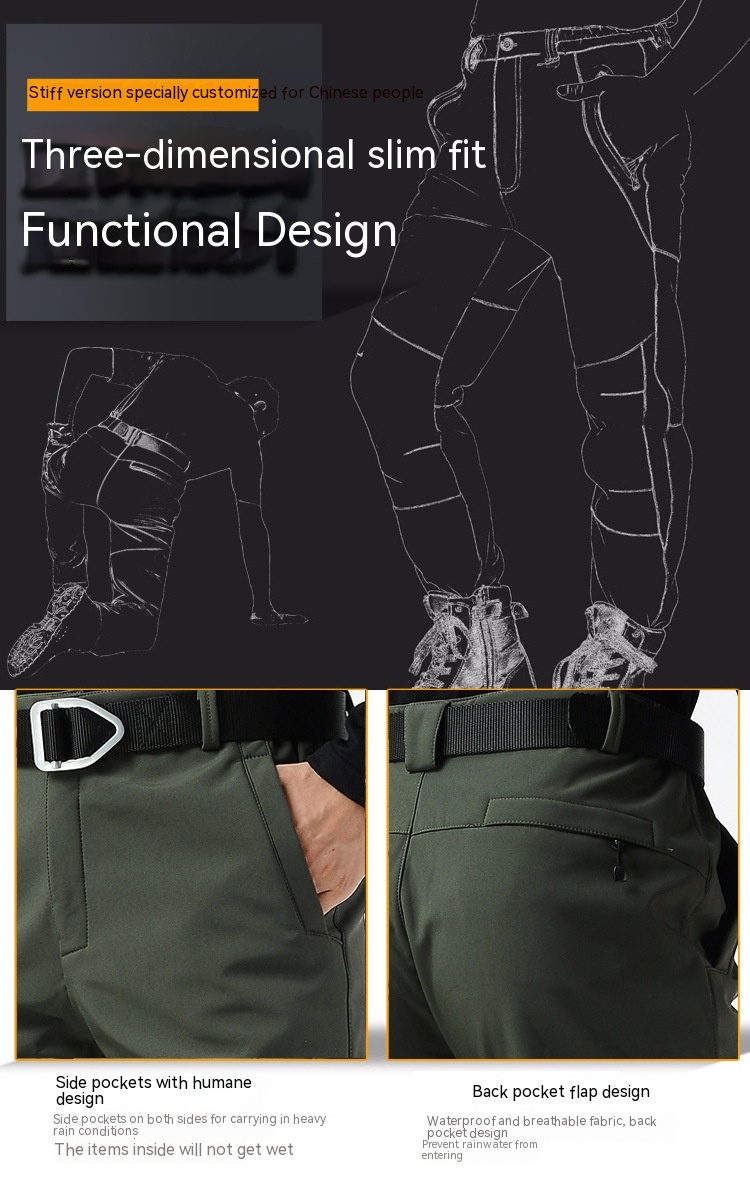 Title 5, Softshell pantalone sa flisom za planinarenje, ...