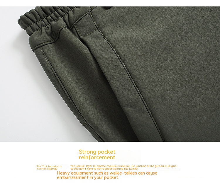 Title 8, Softshell pantalone sa flisom za planinarenje, ...