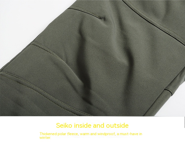 Title 10, Softshell pantalone sa flisom za planinarenje, ...