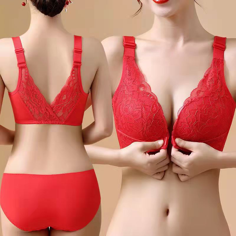 Title 4, Bra For Women Front Button Underwear Plus Size