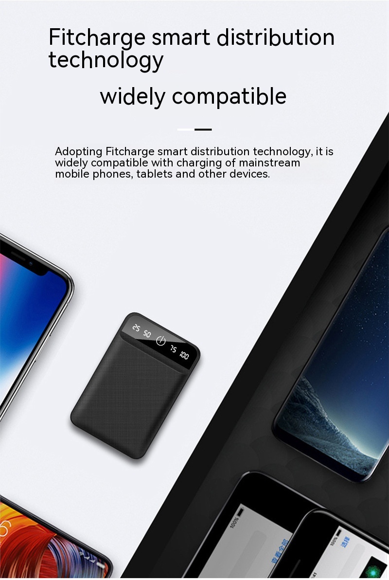 Mini Power Bank 20000 MA Small Portable Large Capacity Mobile Power Supply 17