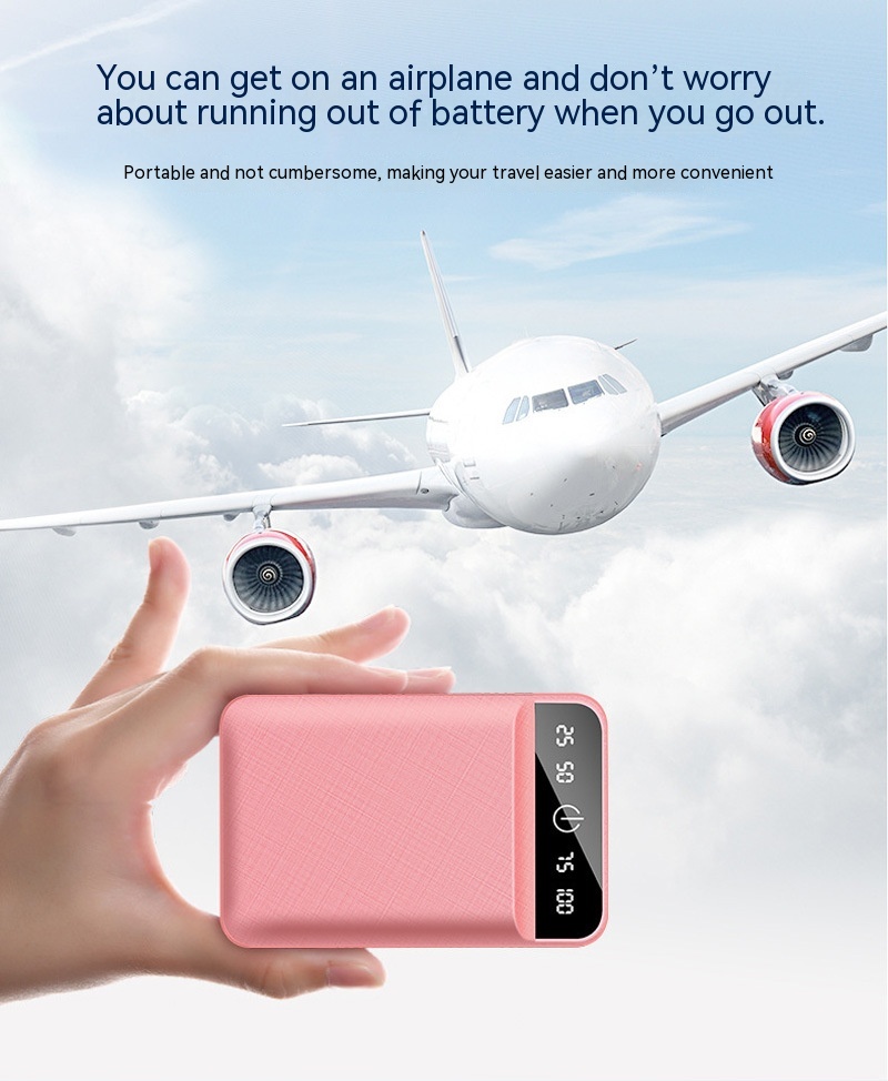 Mini Power Bank 20000 MA Small Portable Large Capacity Mobile Power Supply 19