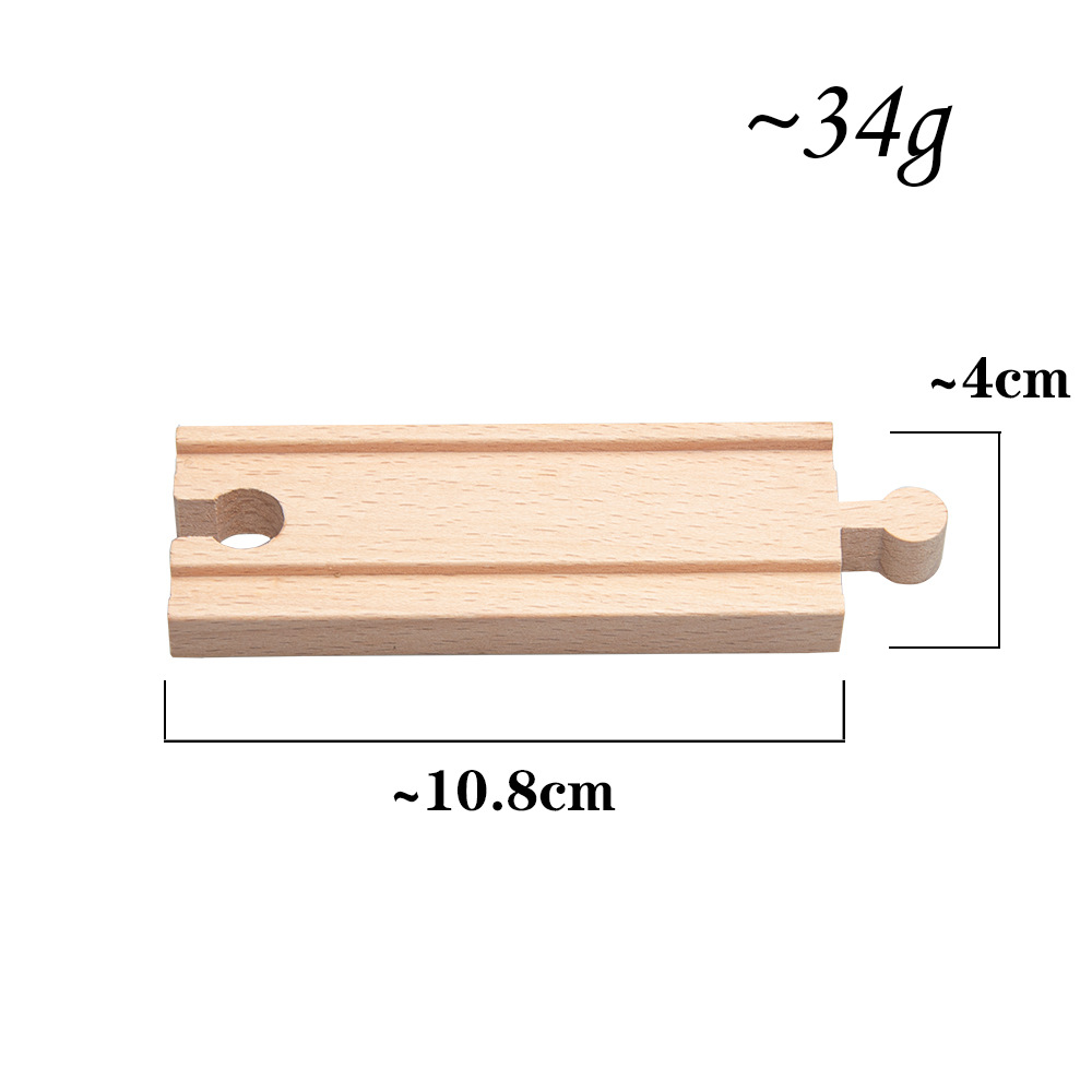 Title 4, Beech Wood Track Train Toy Assembled