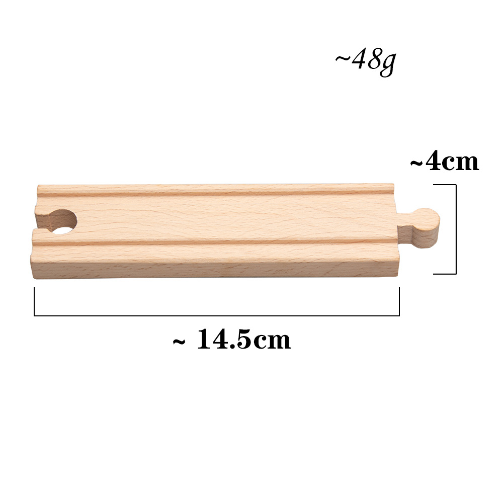 Title 6, Beech Wood Track Train Toy Assembled