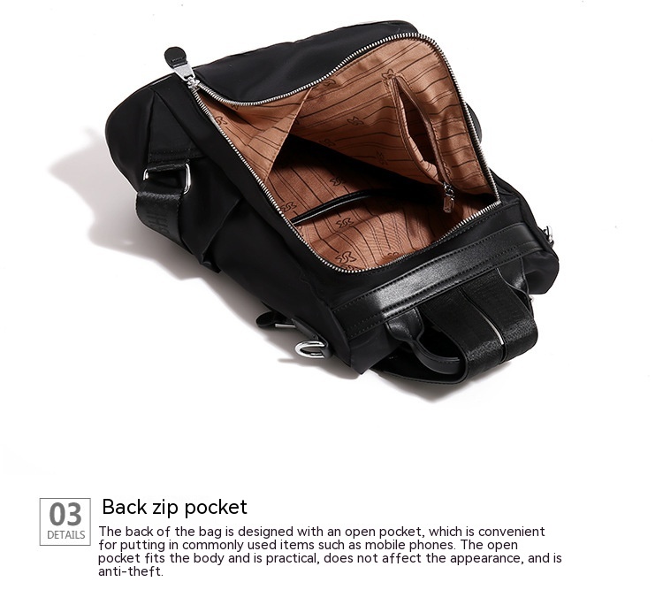 Title 2, Travel Bag Commuter Oxford Cloth Korean Backpack