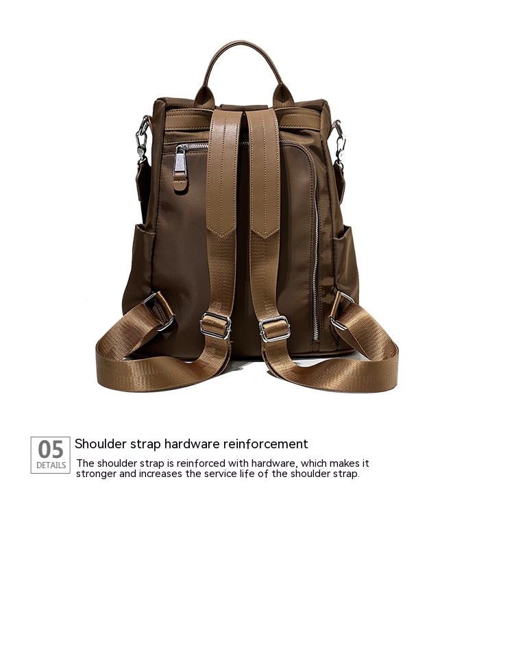 Title 4, Travel Bag Commuter Oxford Cloth Korean Backpack