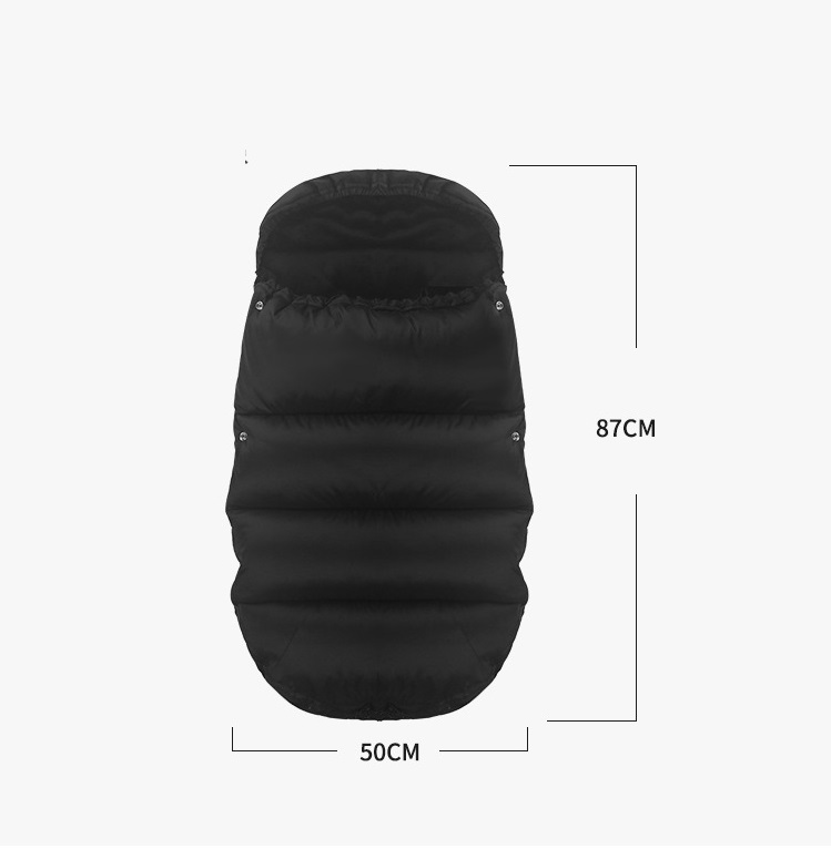 Title 1, Thick Windproof Thermal Stroller Booties Windsh...