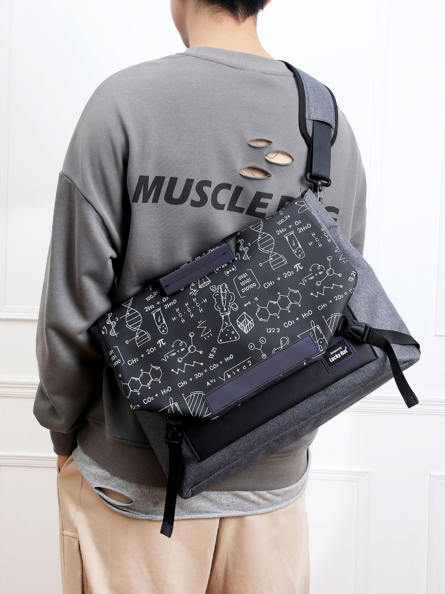 Title 4, Laptop tas draagbare messenger bag gaming noteb...