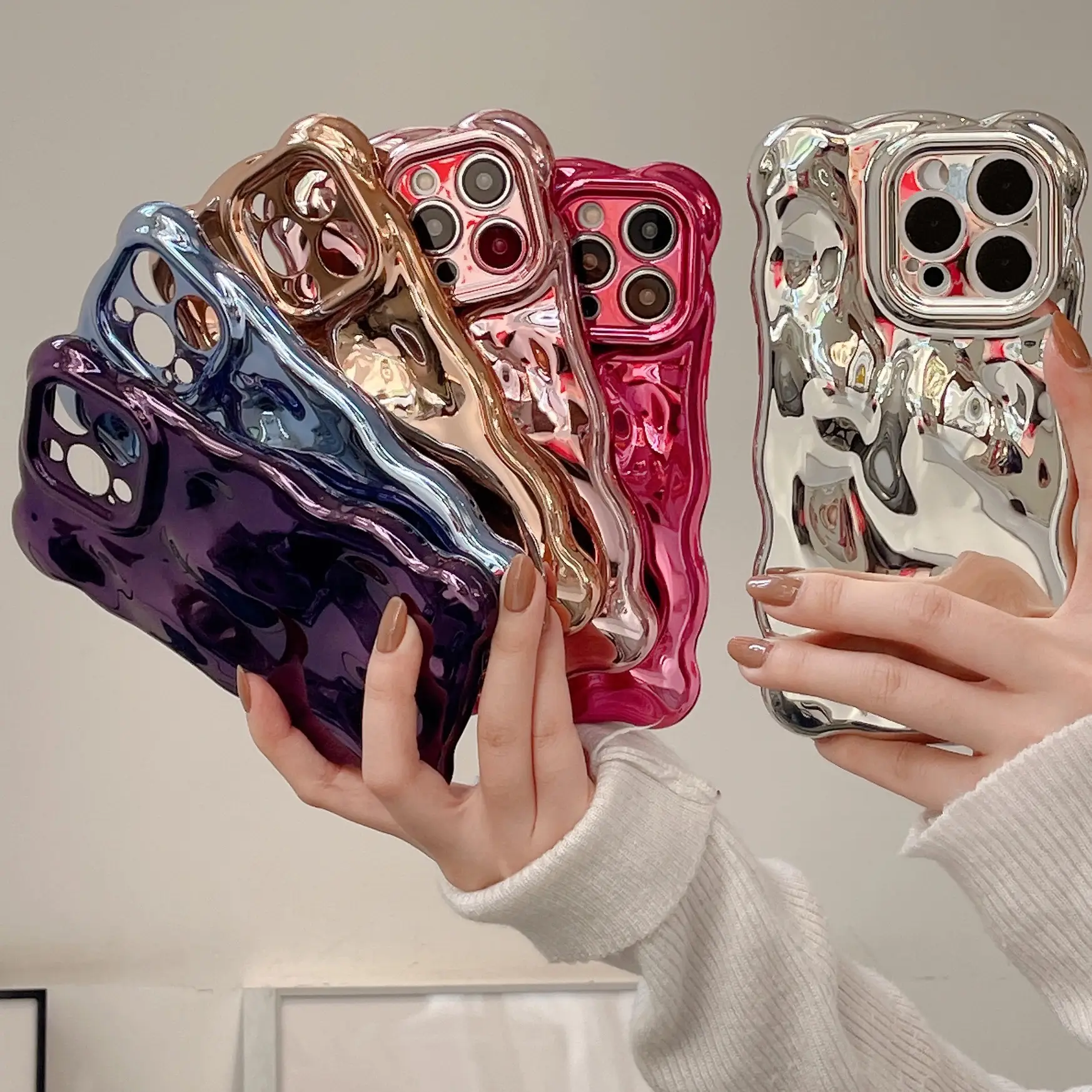 Pure Color Bubble Shell Electroplating Advanced Sense