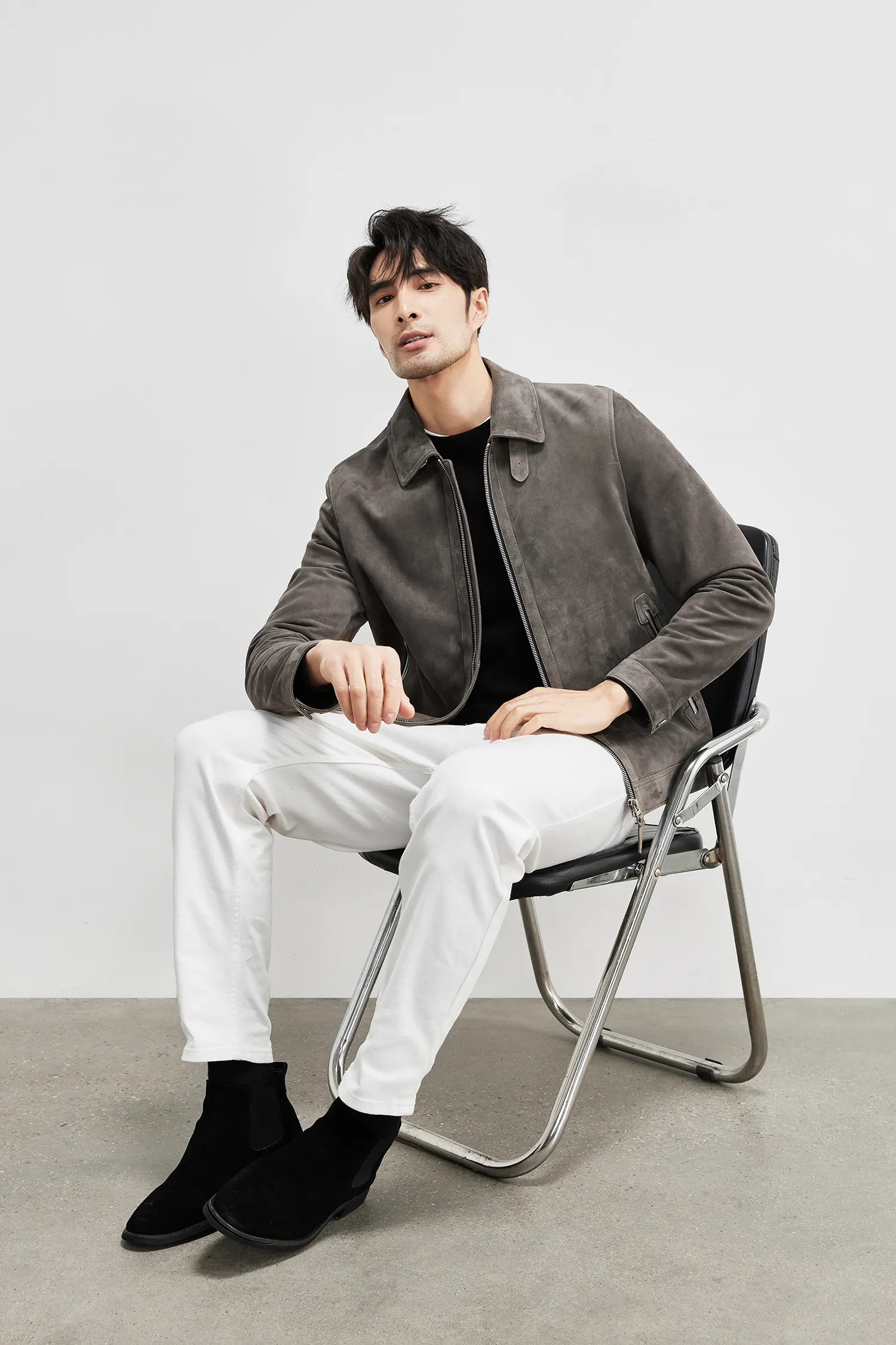 Sheepskin Light Luxury Suede Genuine Leather Clothes