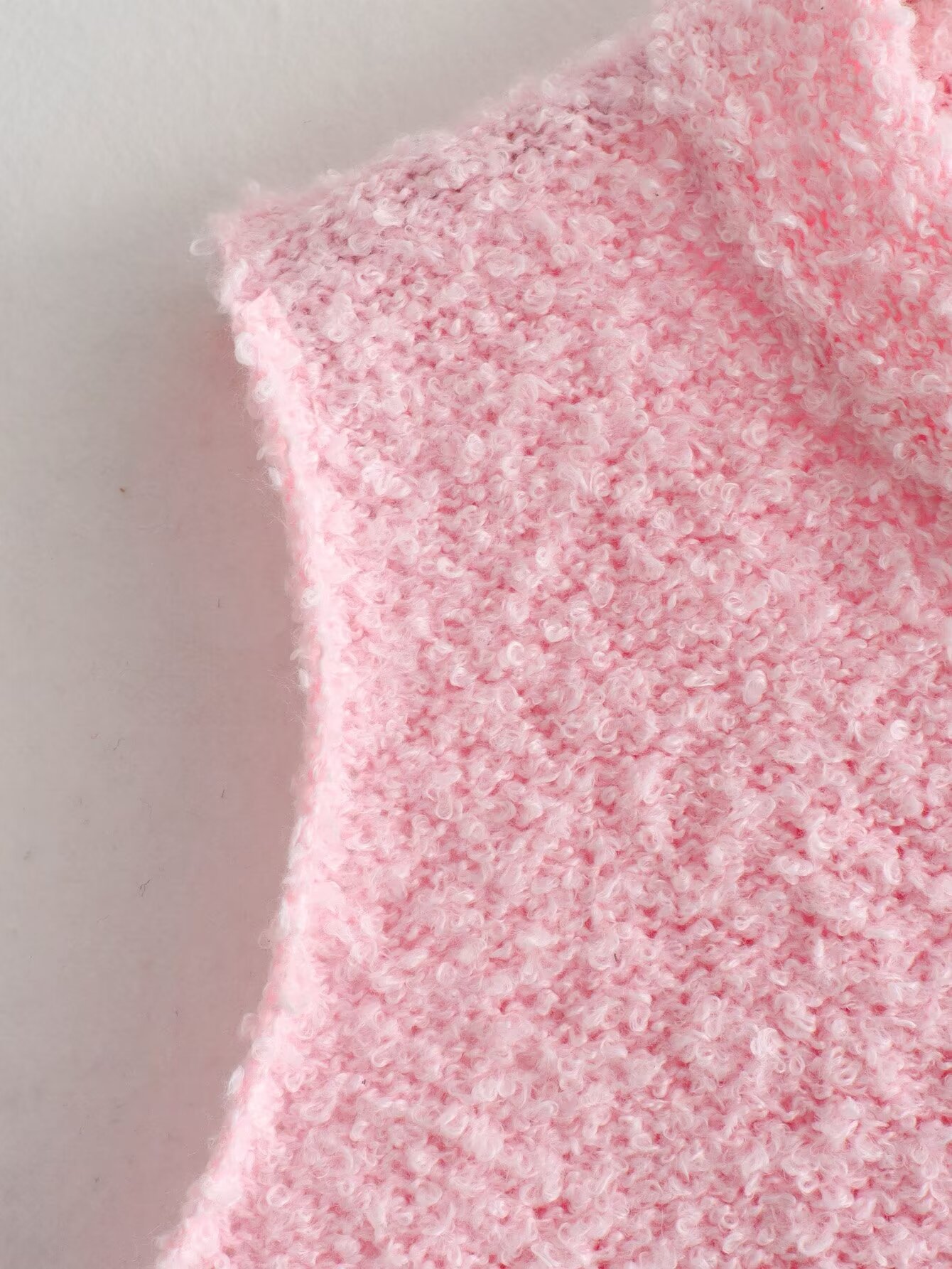 All-match Round Neck Sleeveless Knit Vest Vest For Women