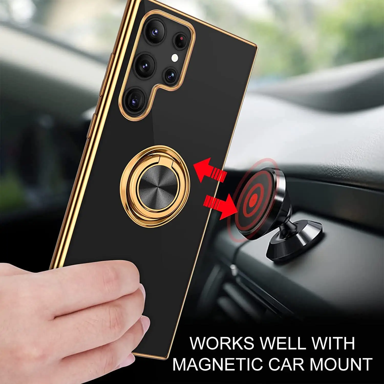 Applicable M54 Phone Case 6D Ring On-board
