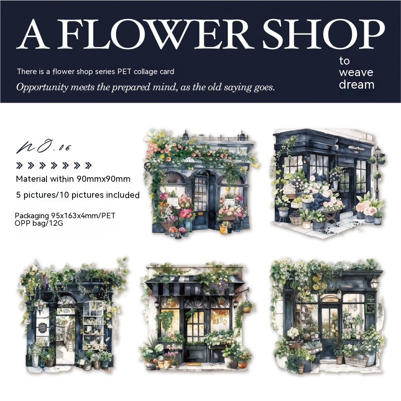 Title 5, There Is A Flower Shop Ins Flower Decoration Ma...