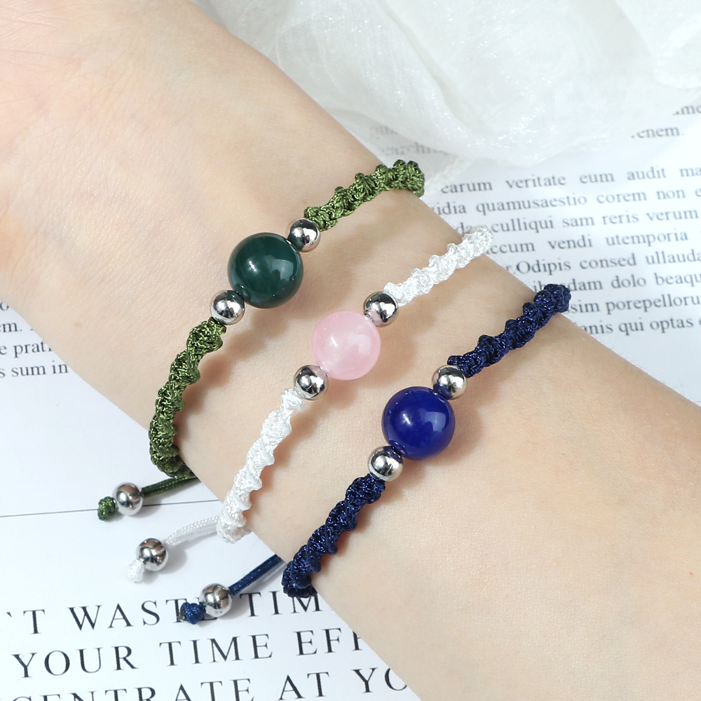 New Chinese Style Scattered Beads Beads Hand Weaving Bracelet